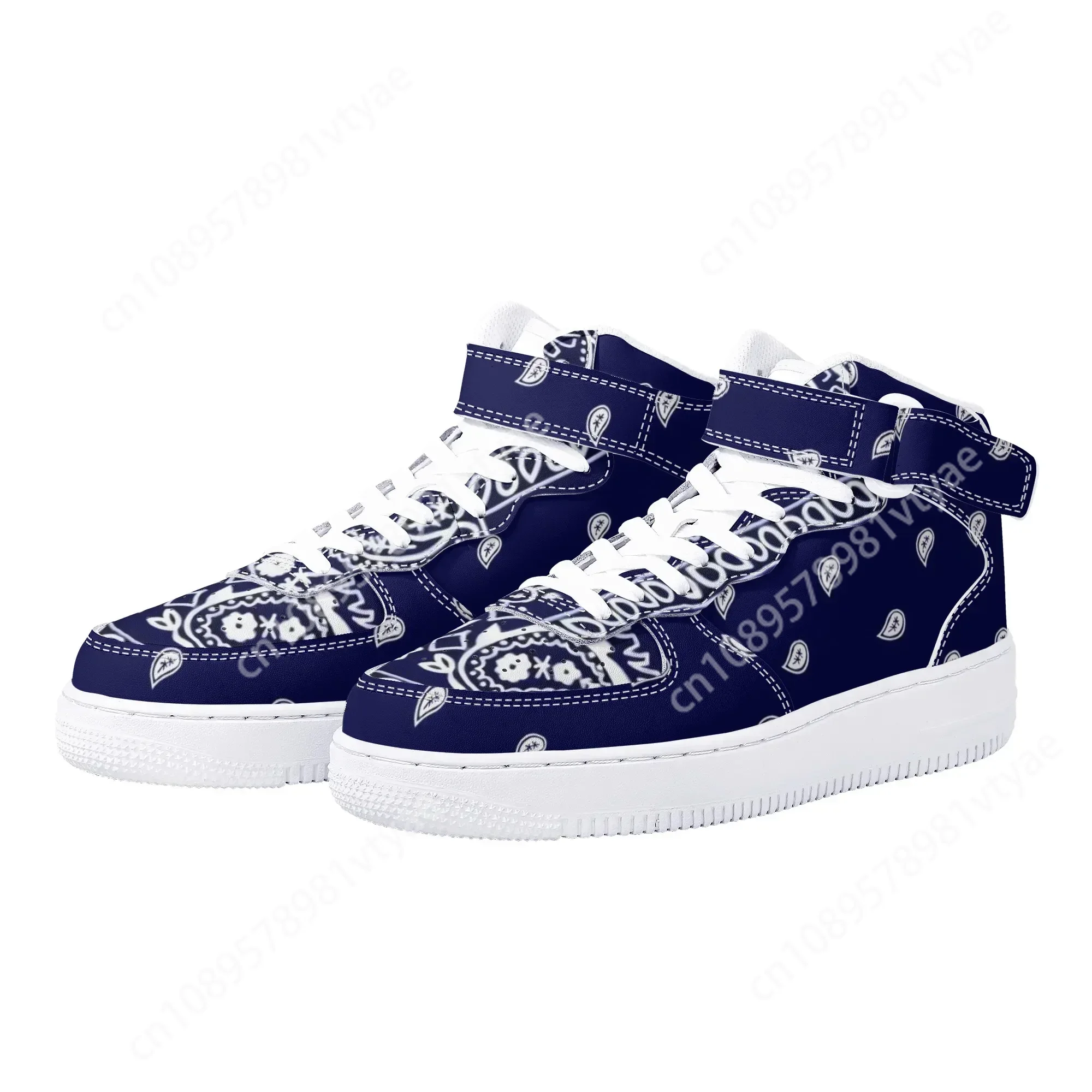Breathable Mesh Athletic Shoes - New Arrivals Bandana Print Men Basketball