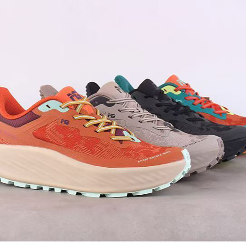 Anti Slip Trail Running Sneakers - Men's Anti-slip Cushioning Outdoor Thick Sole
