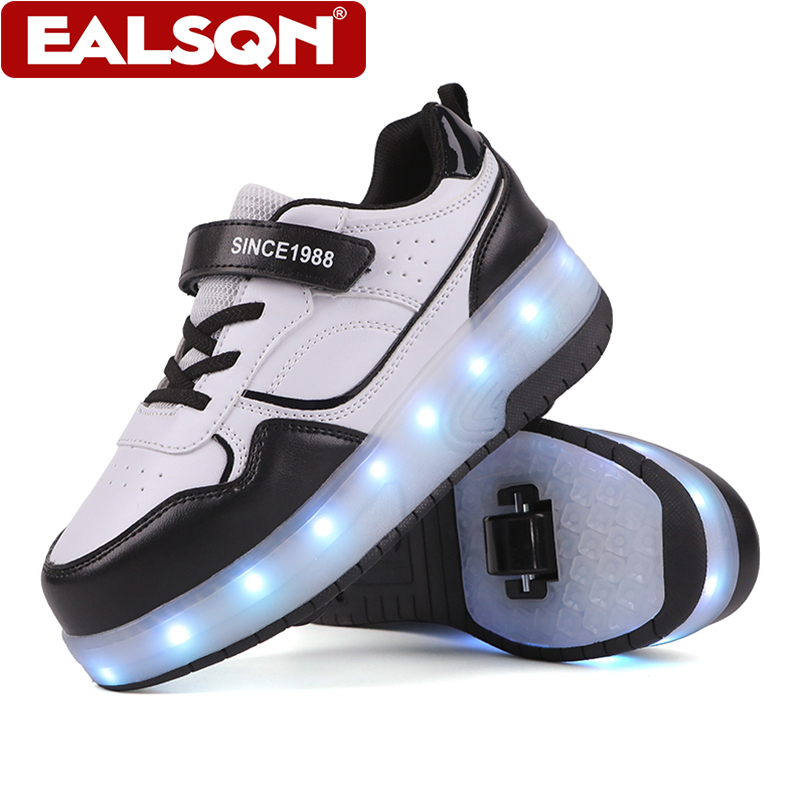Running Shoes - New Children's LED Light Up Roller