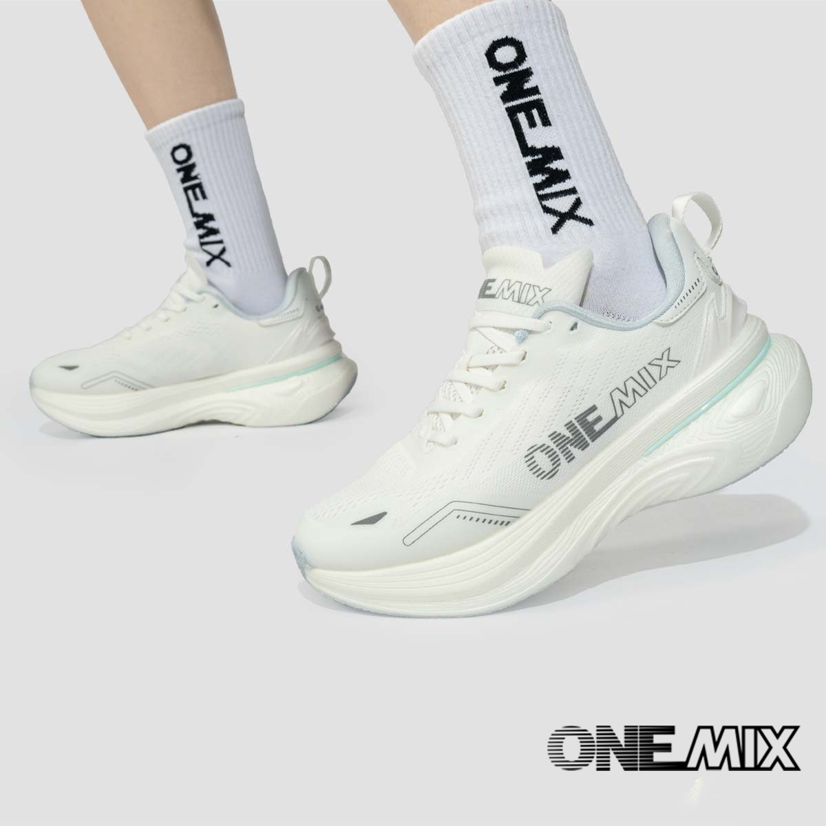 ONEMIX New Shock-Absorbing and - đánh giá và giá Reflective Night Running Shoes