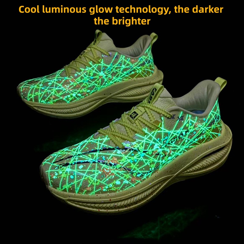 New men's running shoes lumino - đánh giá và giá Reflective Night Running Shoes