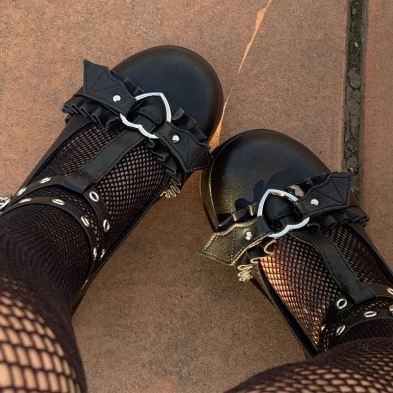 New Sweet Heart Buckle Wedges  - đánh giá và giá Boots