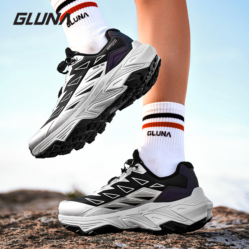 GLUNA Full Waterproof Trail Ru - đánh giá và giá Anti Slip Trail Running Sneakers