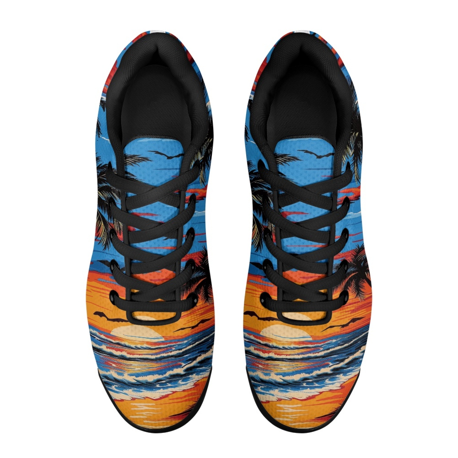 PENSTROLL Sunset Palm Trees Sl - đánh giá và giá Air Cushion Jogger Shoes Men