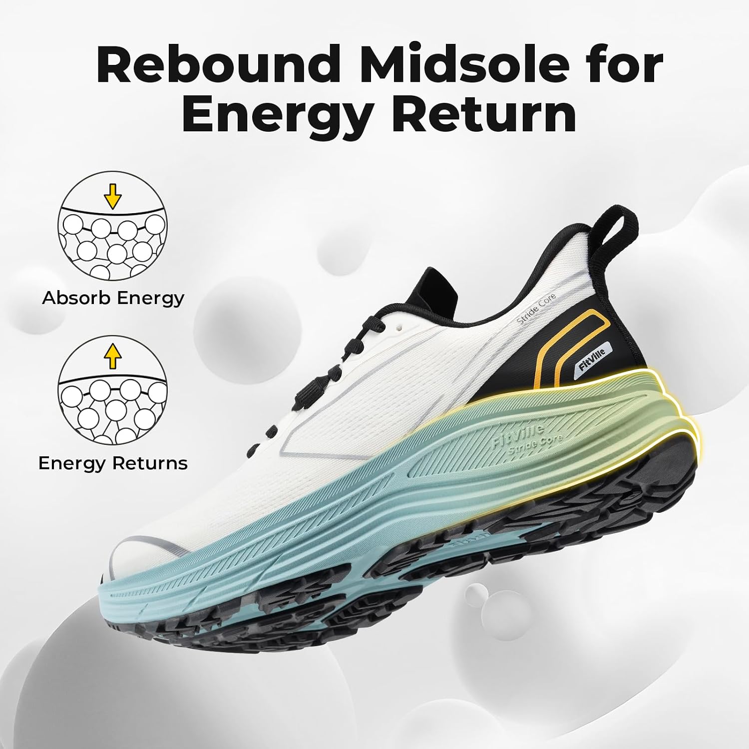 FitVille Men's Wide Fit Road R - đánh giá và giá Lightweight Road Running Shoes