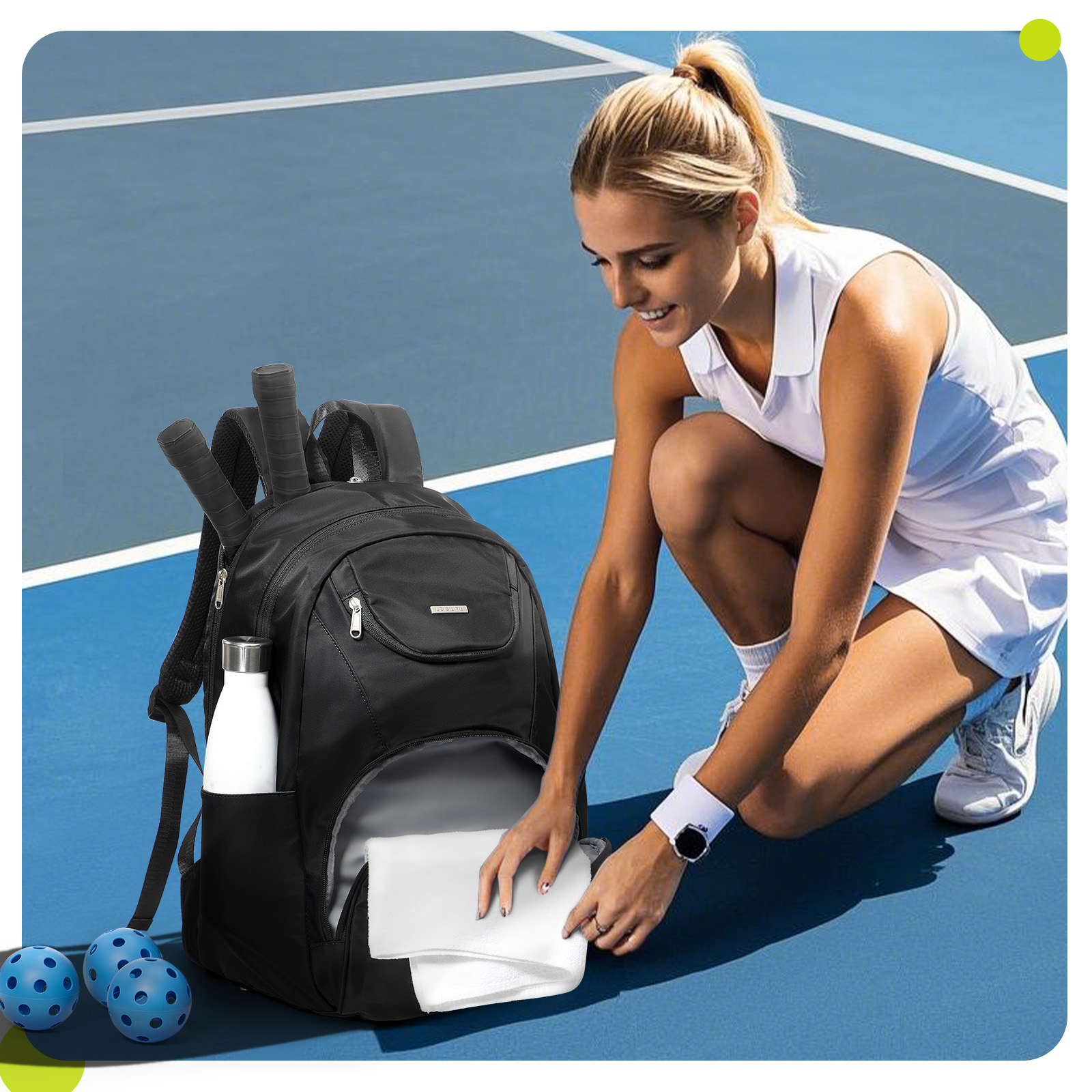 Tennis Bag Tennis Backpack 2 R - đánh giá và giá Women'S Shoes