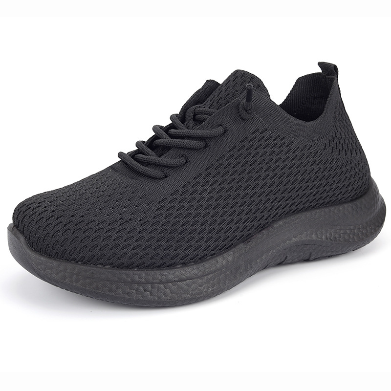 Summer Ladies Breathable Mesh  - đánh giá và giá Knit Fabric Lace Up Sneakers