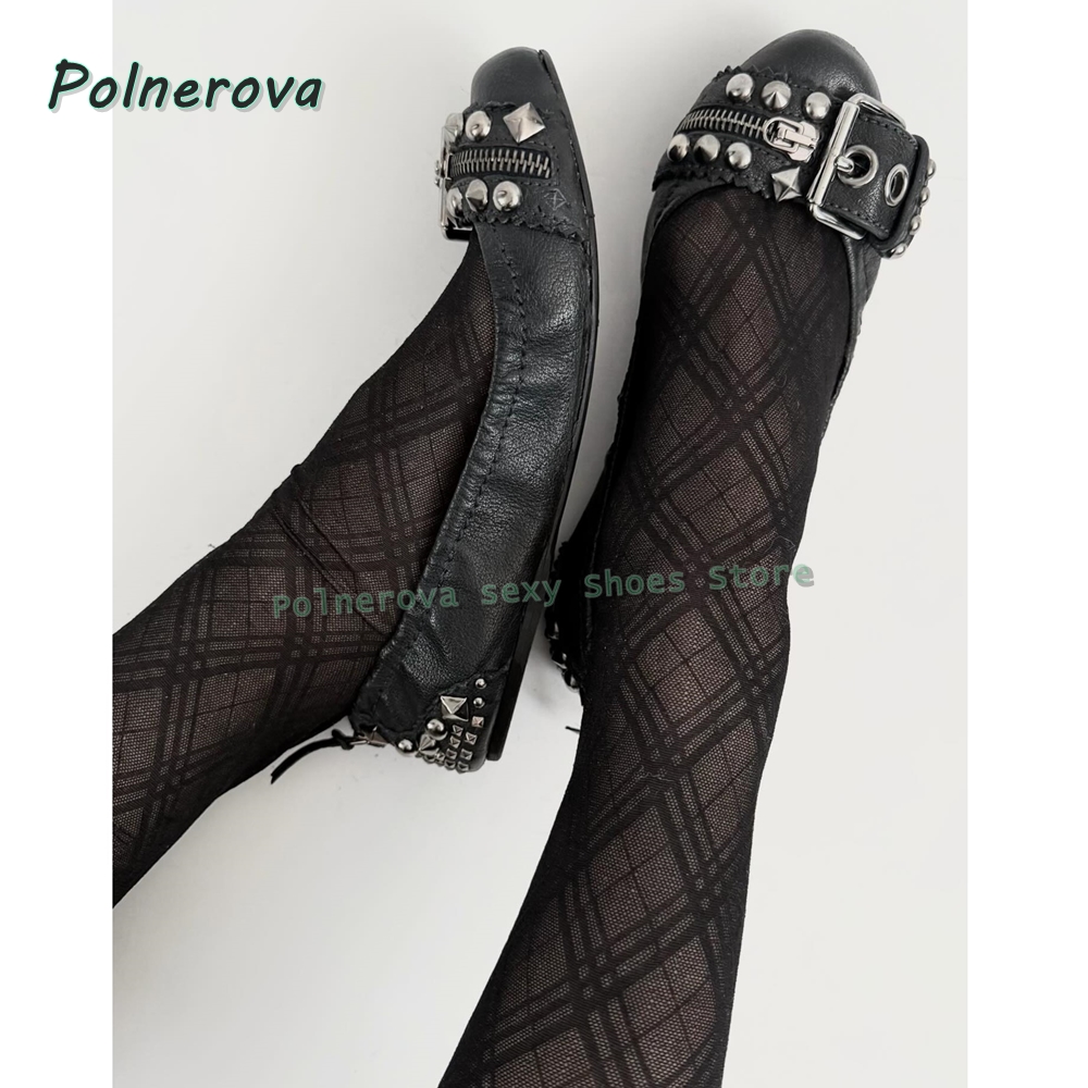 Rivet Belt Buckle Mary Jane Sh - đánh giá và giá Women'S Shoes
