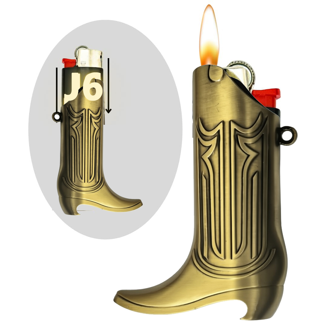 Metal Cowboy Boot Lighter Case - đánh giá và giá Boots