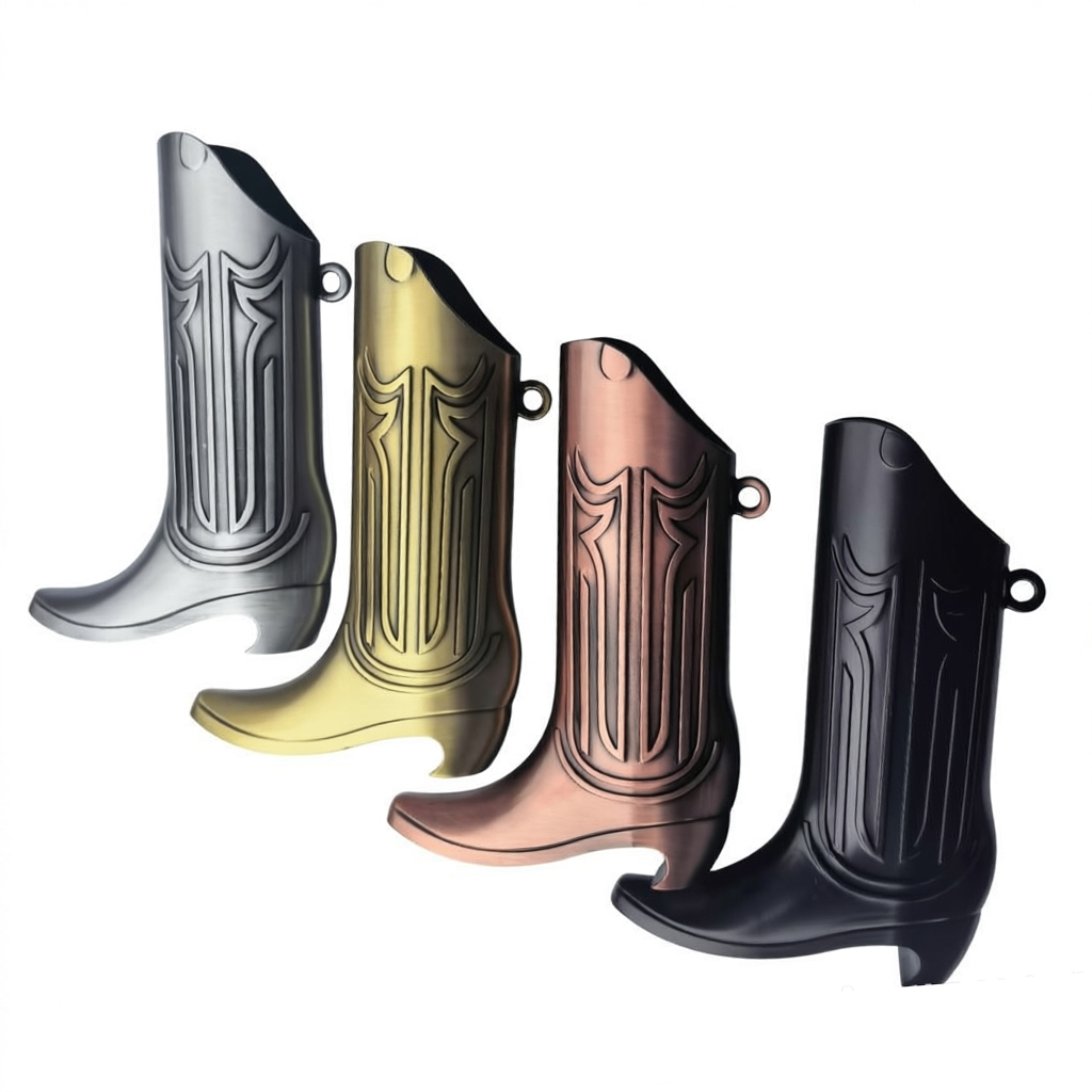 Metal Cowboy Boot Lighter Case - đánh giá và giá Boots