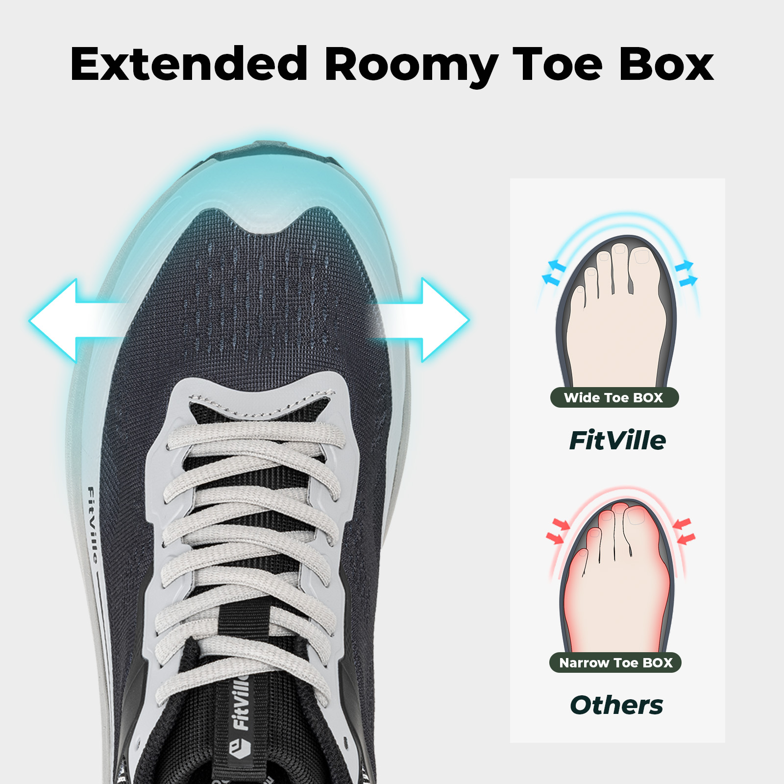 FitVille Wide Sports Shoes Wea - đánh giá và giá Anti Slip Trail Running Sneakers