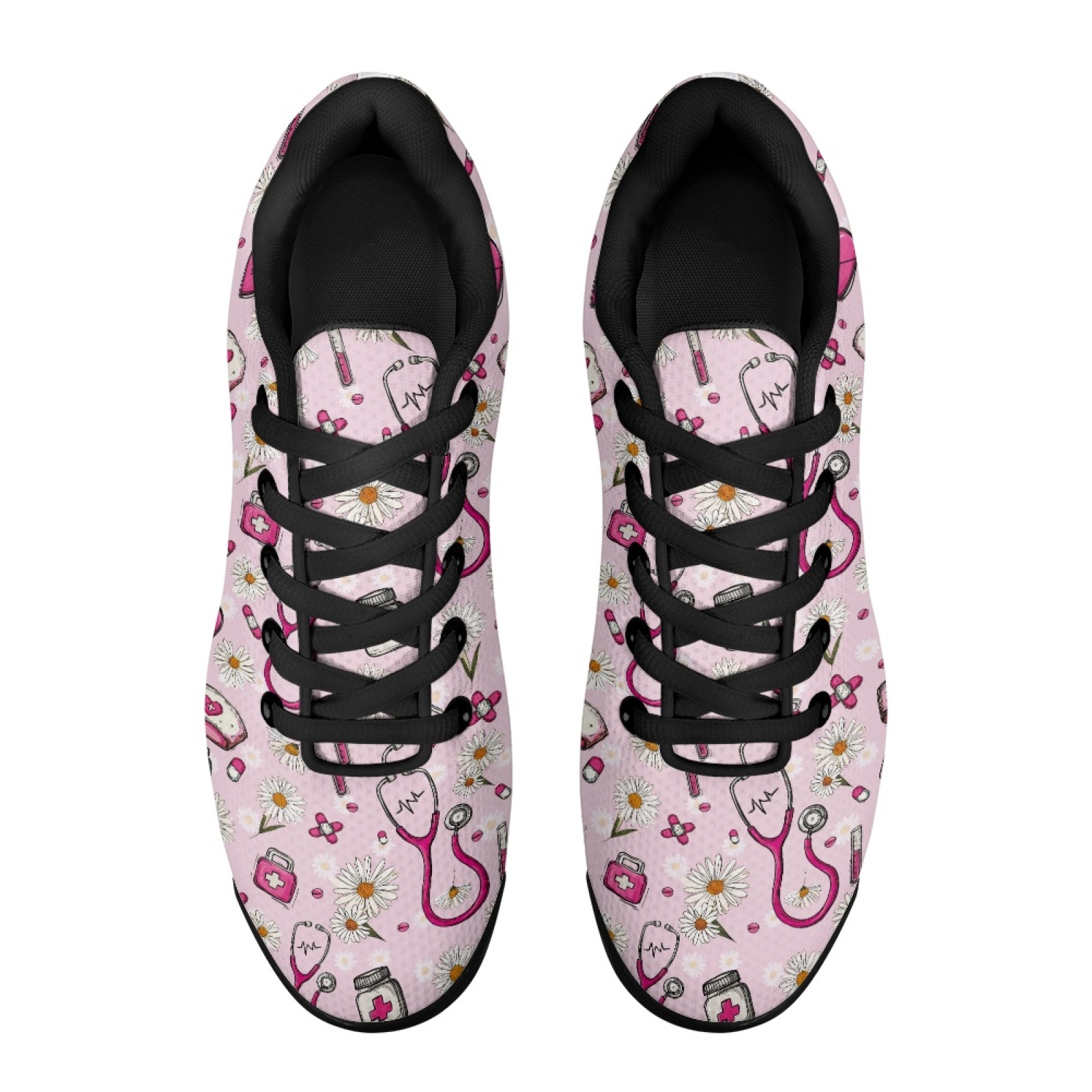 PENSTROLL Pink Daisy Hearts So - đánh giá và giá Air Cushion Jogger Shoes Men