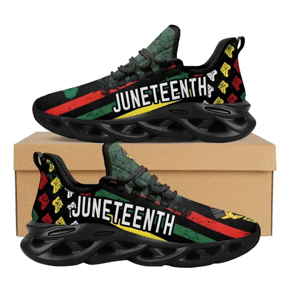 Juneteenth Peace and Love Prin - đánh giá và giá Breathable Mesh Athletic Shoes