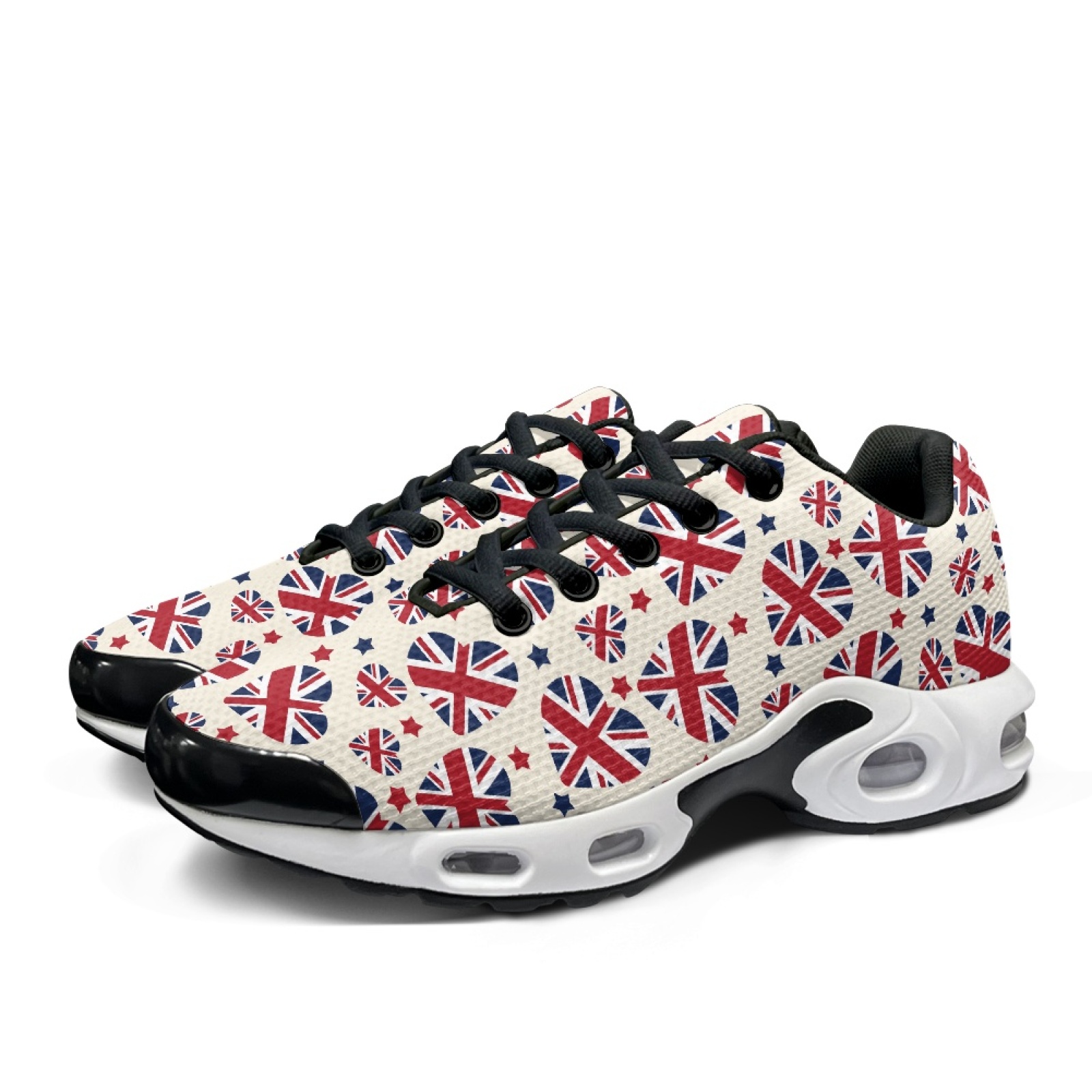 PENSTROLL Union Jack Lace-Up M - đánh giá và giá Air Cushion Jogger Shoes Men