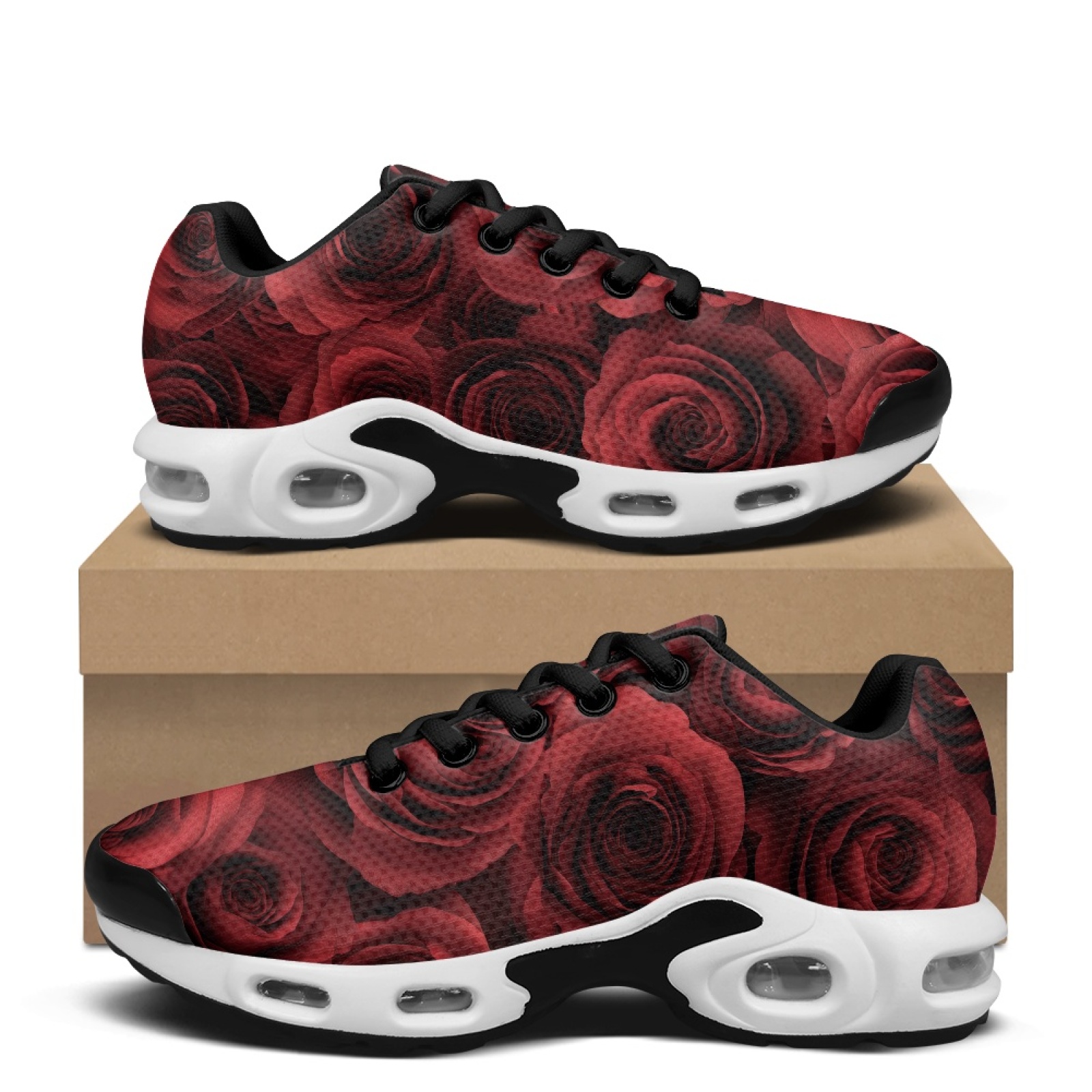 PENSTROLL Full Red Rose Air Cu - đánh giá và giá Air Cushion Jogger Shoes Men